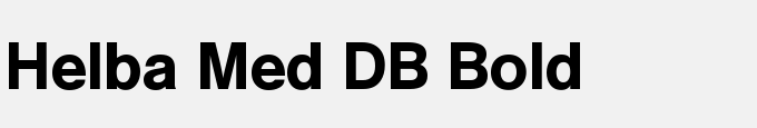 Helba Med DB Bold